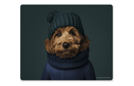 ALFOMBRA VINILICA MOUSE MULTIUSOS 23X19CM CACHOU PERRO