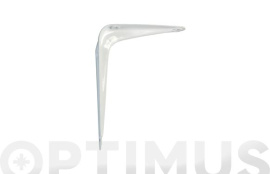 ESCUADRA SOPORTE ACERO MODELO 1 BLANCO 250 X 200 MM