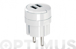 ADAPTADOR 2 USB 2,1A