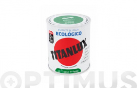 TITANLUX ESMALTE ECOLOGICO AL AGUA BRILLANTE 750 ML OCRE