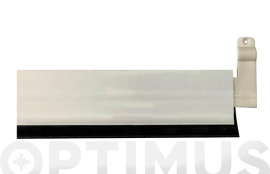 BURLETE BAJO PUERTA ALUMINIO/GOMA BASCULANTE 93 CM BLANCO