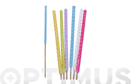 VELA ANTIMOSQUITOS CON CITRONELA 120 CM SURTIDAS
