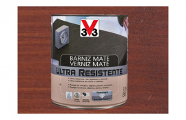 BARNIZ INTERIOR AGUA ULTRA RESISTENTE MATE  250 ML CAOBA