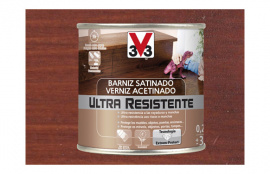 BARNIZ INTERIOR AGUA ULTRA RESISTENTE SATINADO  250 ML CAOBA