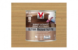 BARNIZ INTERIOR AGUA ULTRA RESISTENTE SATINADO  250 ML ROBLE CLARO