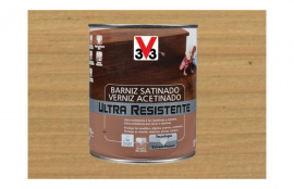 BARNIZ INTERIOR AGUA ULTRA RESISTENTE SATINADO  750 ML ROBLE CLARO