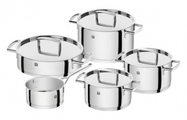 BATERIA DE COCINA PASSION 5 PIEZAS ACERO INOX 18/10