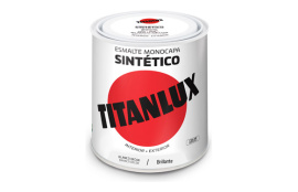 TITANLUX ESMALTE SINTETICO BRILLO 566D 250ML BLANCO DECORACION