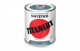 TITANLUX ESMALTE SINTETICO BRILLO 0510 750 ML GRIS AZULADO