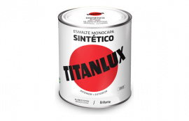 TITANLUX ESMALTE SINTETICO BRILLO 566E 750 ML BLANCO EXTERIOR