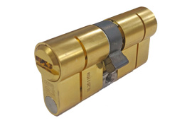 CILINDRO XELUS, LEVA LARGA, DOBLE EMBRAGUE 30-40 LATON, 5 LLAVES