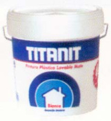 PINTURA PLASTICA INTERIOR TITANIT MATE 750 ML BLANCO