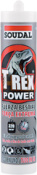ADHESIVO MONTAJE SELLADOR T-REX CRISTAL 290 ML TRANSPARENTE