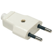 Clavija 10A-250V Blanco