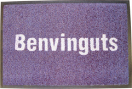 ALFOMBRA BENVINGUTS 50X75AMBIT GRIS