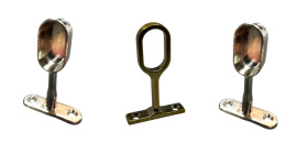 SUPORT BARRA CORTINA 3P OVAL LLEUTO (BL)