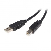 Cable USB de 3m para Impresora - 1x USB A Macho - 1x USB B StarTerh