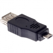 Adaptador USB a Micro USB tipo A/H-B/M Conector A Hembra Conector B Macho