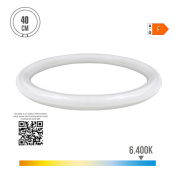 TUBO CIRCULAR LED G10q 32W 3400lm 6400K LUZ FRIA (EQ. 40W) Ø40cm