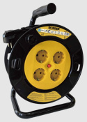ENROLLACABLE H05VV-F 1.5MM2 4 TOMAS SCHUKO  50MT 16A 230W IP20