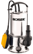 BOMBA SUMERGIBLE AGUAS SUCIAS 1100 W INOX 16500 L/H