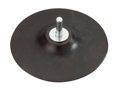 Plato 125mm para disco de fibra taladro 8mm