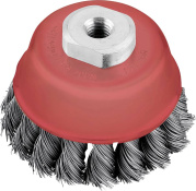 Cepillo acero trenzado duro 100mm M14