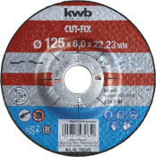 Discos  desbaste metal 125X6X22 mm