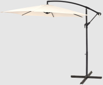 PARASOL ALUMINIO EXCENTRICO BEIGE 3 M