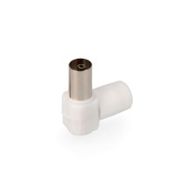 CONECTOR TV DIAM 9,5 MM ACODADO HEMBRA