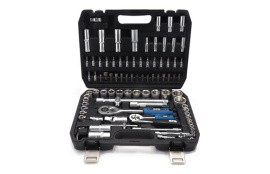 MALETIN HERRAMIENTAS VASOS Y PUNTAS 94 PZS