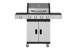 BARBACOA GAS 4 FUEGOS CON QUEMADOR LATERAL