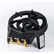 QUEMADOR HIERRO COLADO 3 GRIFOS 43X32X9CM