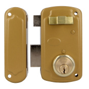 CERRADURA 75U-60 ESMALTADO ORO IZDA (S)