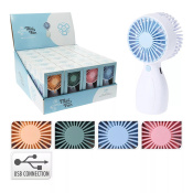 VENTILADOR MINI DE MANO  RECARGABLE COLORES SURTIDO
