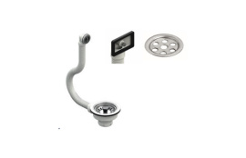 VALVULA FREGADERO A/REB.INOX S-237 1-1/2 s/v