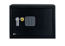 CAJA FUERTE SEGURIDAD CON ALARMA 200 X 310 X 200 MM NEGRA