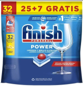 FINISH POWERBALL CLASSIC 25+7 PASTILLAS LAVAVAJILLAS