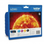 TINTA BROTHER LC980 PACK 4 COLORES