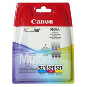 TINTA CANON PACK CLI-521 C/M/Y