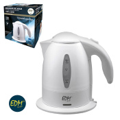 HERVIDOR DE AGUA ELECTRICO "KETTLE" 2.200W 1LITRO EDM