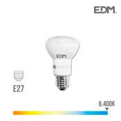 LAMPARA LED SMD EDM R63 7W E27 FRIA