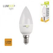 LAMPARA LED LUMECO VELA 5W E14 CALIDA
