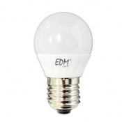 LAMPARA LED EDM ESFERICA SMD 5W E27 CALIDA