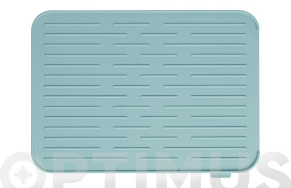 Alfombrilla escurreplatos silicona gris oscuro - 44 x 32 cm