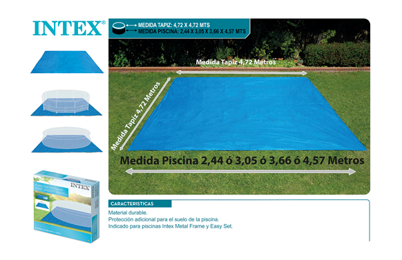 Minimizar Desarrollar cooperar Tapiz suelo para piscinas 472 x 472 cm 28048 en Optimus Can Torrandell.  Mallorca.