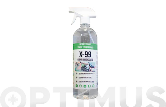Limpiador multiuso hidroalcoholico higienizante 1 l con pulverizador