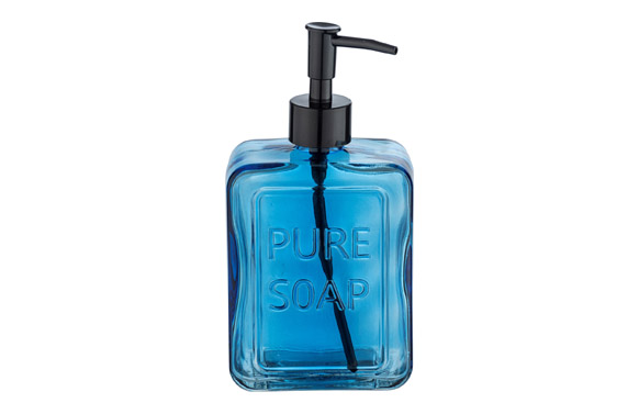 Dosificador jabon pure soap azul